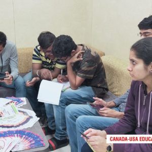 Students in Canada USA Education Fair 2019