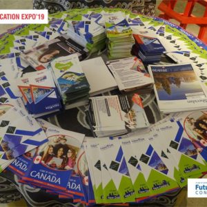 Brochures in World Education Expo 2019