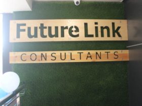 Future Link Consultants Ajwa Road Branch Exterior Logo