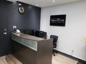 Future Link Consultants Reception Area in Scarborough Toronto