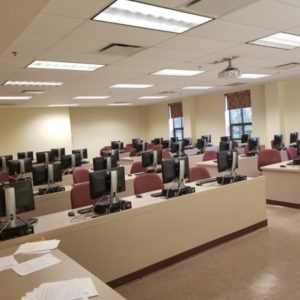 Class room of Mount Allison University