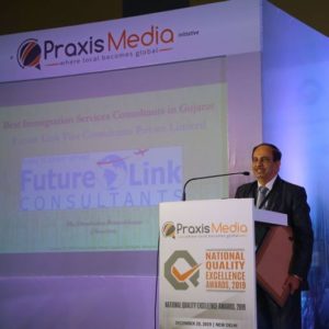 Best Immigration Consultants Service in Gujarat Award to Future Link Consultants